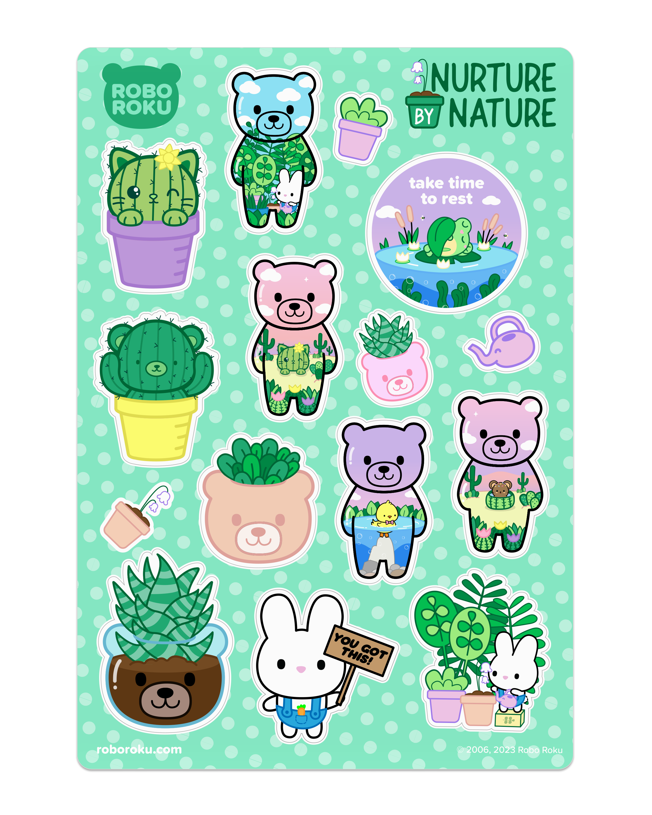 Nurture by Nature - Sticker Pack