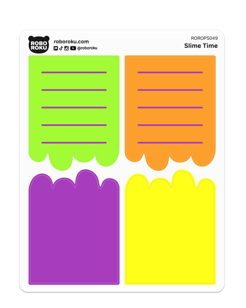 Slime Time - Planner Stickers