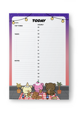 Pizza Night - A5 Daily Vertical Planner Pad