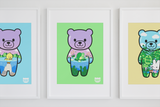 Grow Bears™ - Catcus - 5"x7" Art Print