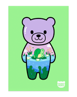 Grow Bears™ - Lily Frog - 5"x7" Art Print
