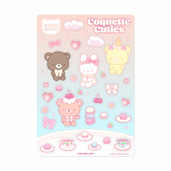 Coquette Cuties - Gloss Sticker Sheet