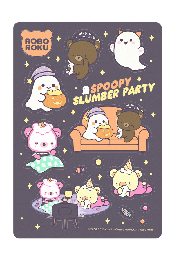 Spoopy Slumber Party - Gloss Sticker Sheet