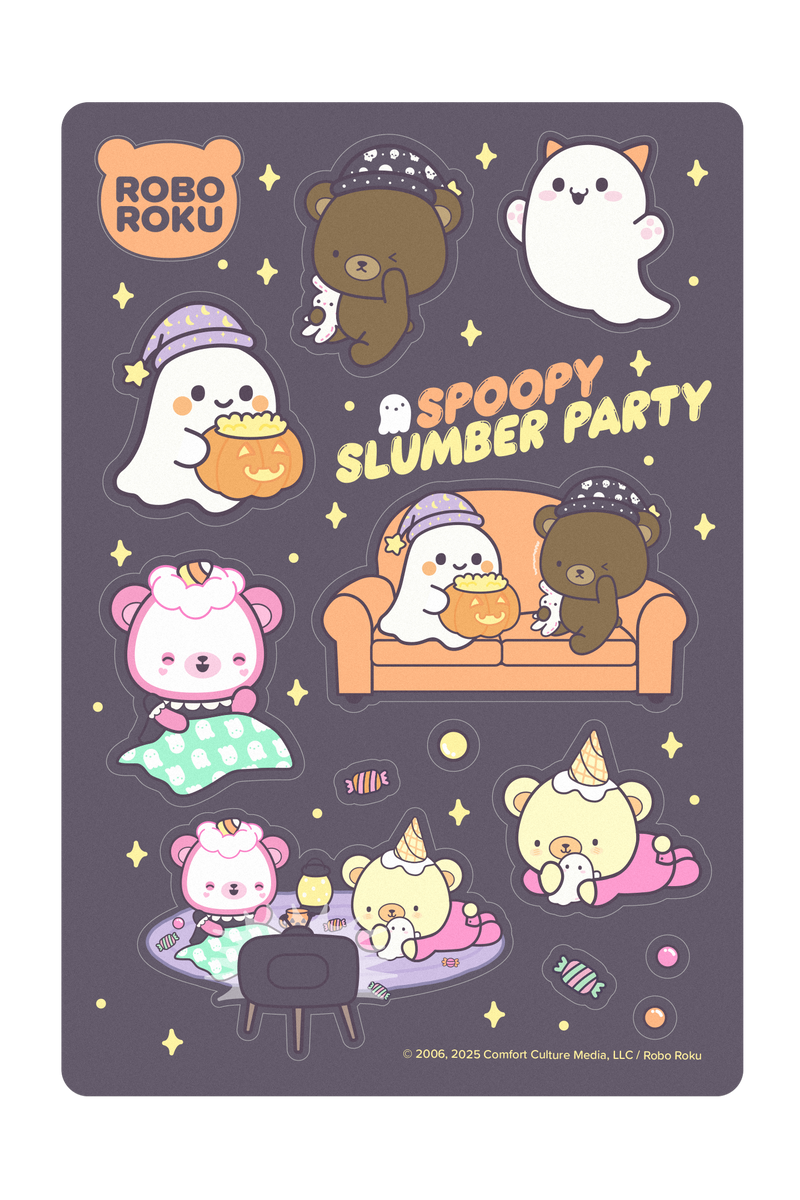 Spoopy Slumber Party - Gloss Sticker Sheet
