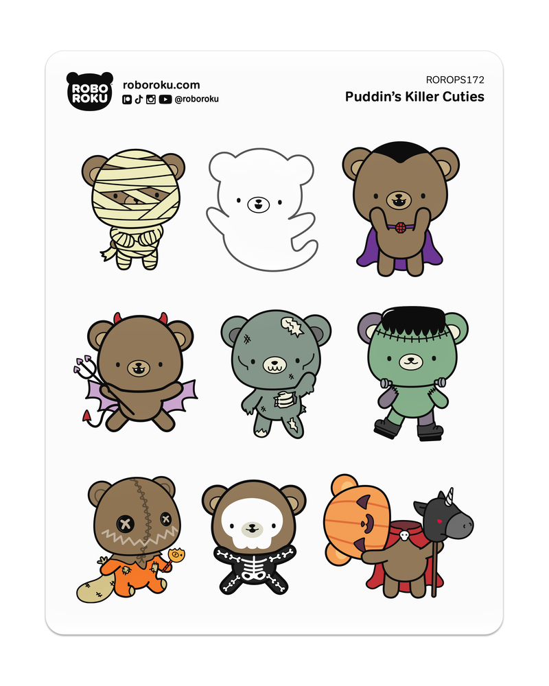 Puddin’s Killer Cuties - Planner Stickers
