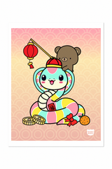 Year of the Snake - Lunar New Year '25 - Art Print