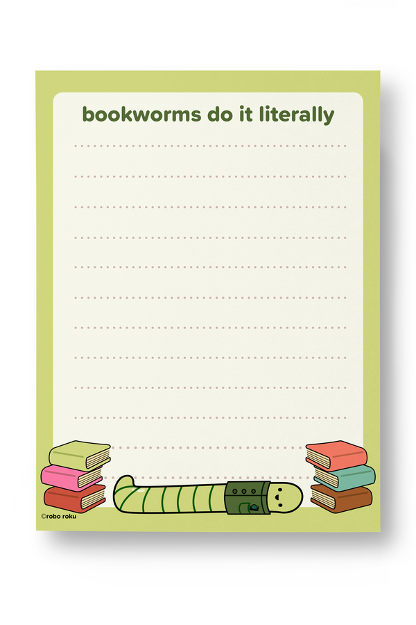 Bookworms Do It - A2 Memo Pad
