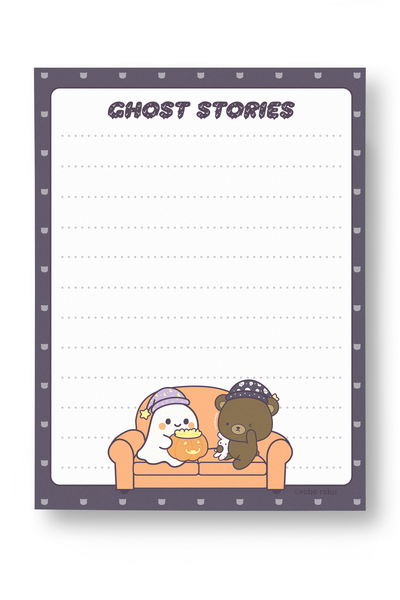 Spoopy Slumber Party - Ghost Stories - A2 Memo Pad