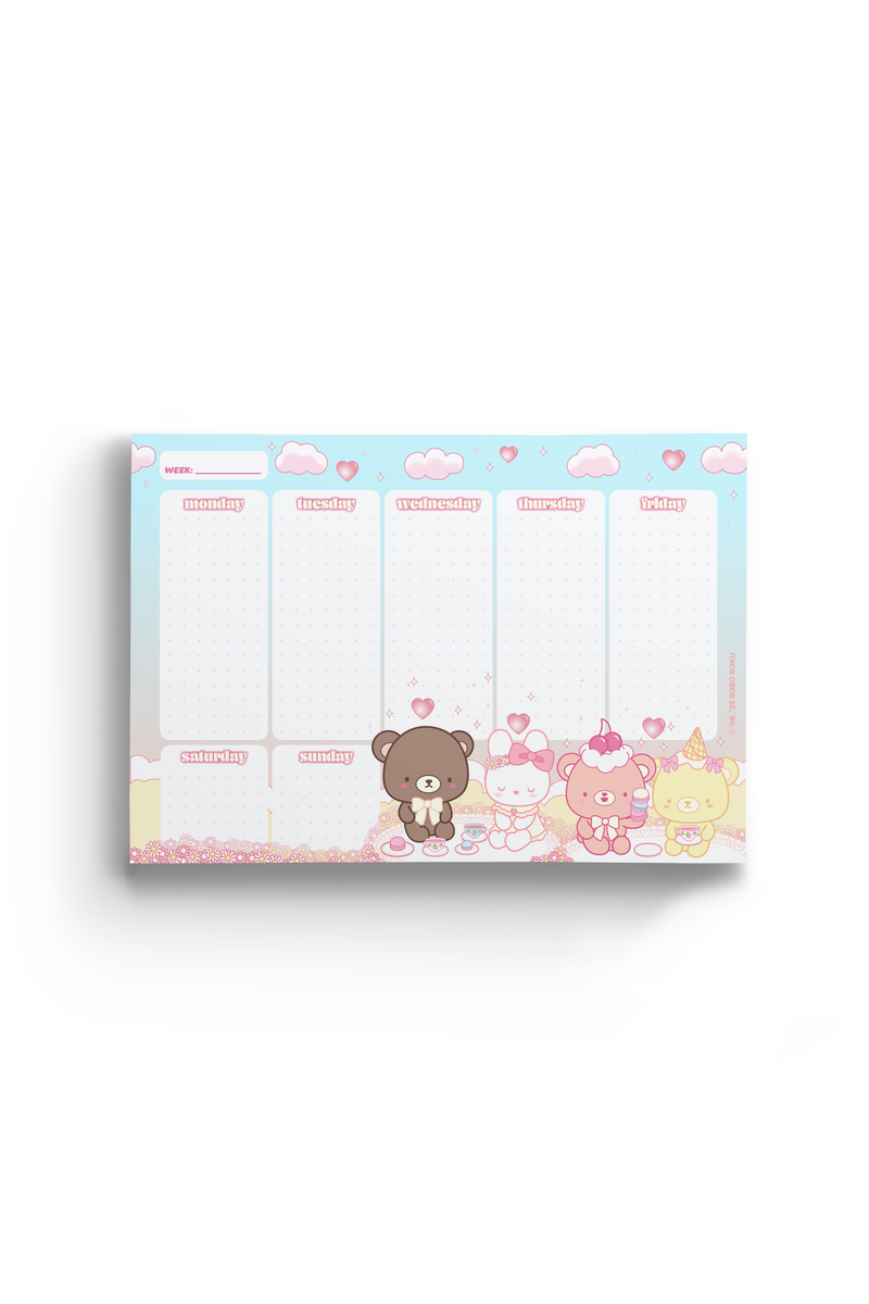 Coquette Cuties - A5 Weekly Planner Pad