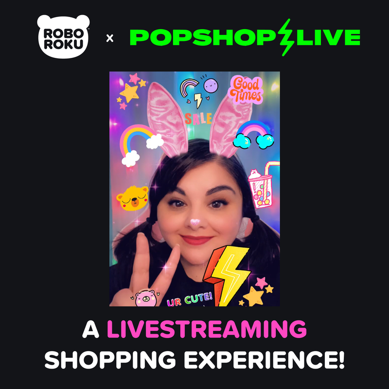 Watch us livestream on Popshop Live