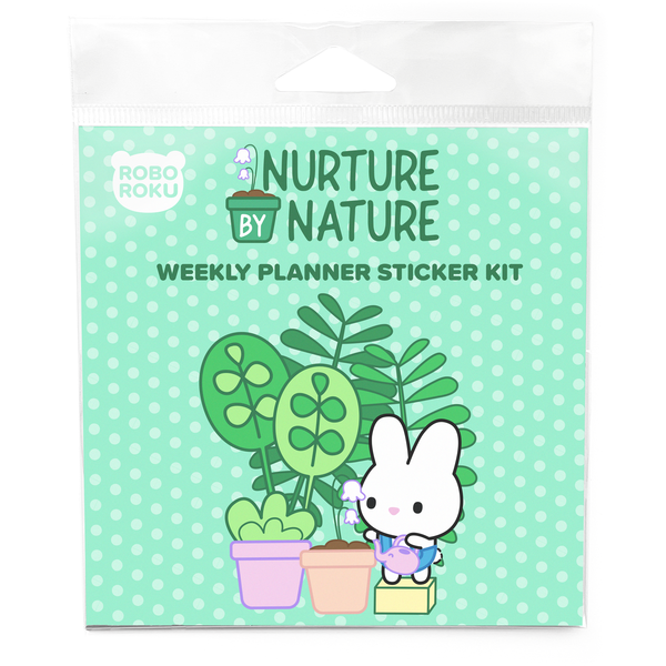 Nurture by Nature - Gloss Sticker Sheet – Robo Roku