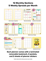 2026 Deluxe CUTE AF Planner - Banana Royale