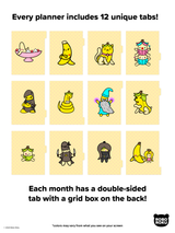 2026 Deluxe CUTE AF Planner - Banana Royale