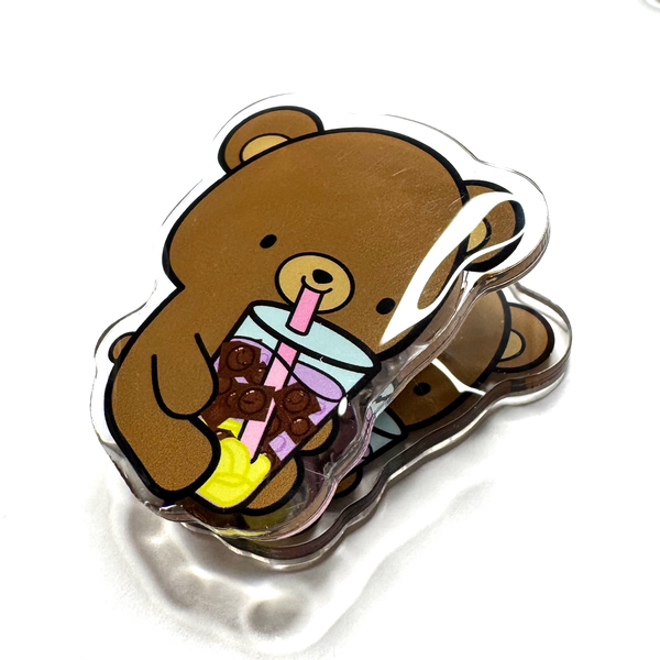 Bubble Tea Puddin' - Acrylic Stationery Clip