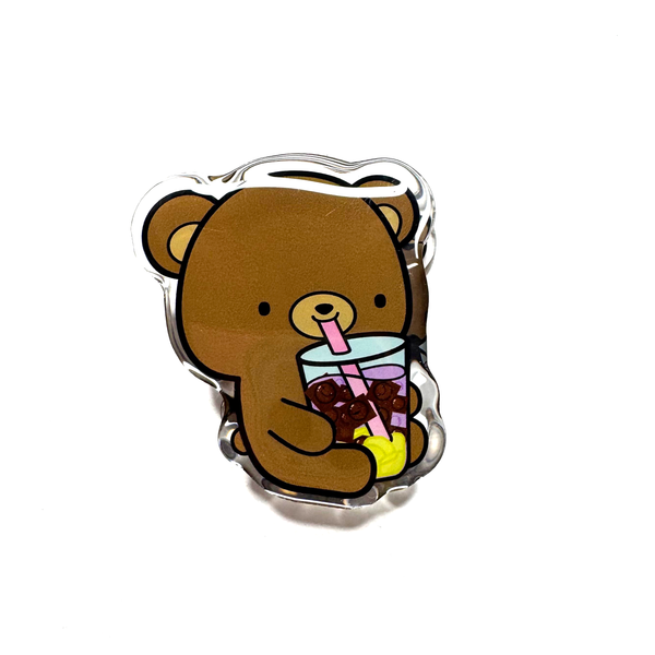 Bubble Tea Puddin' - Acrylic Stationery Clip