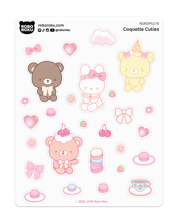 Coquette Cuties Decorative Planner Stickers