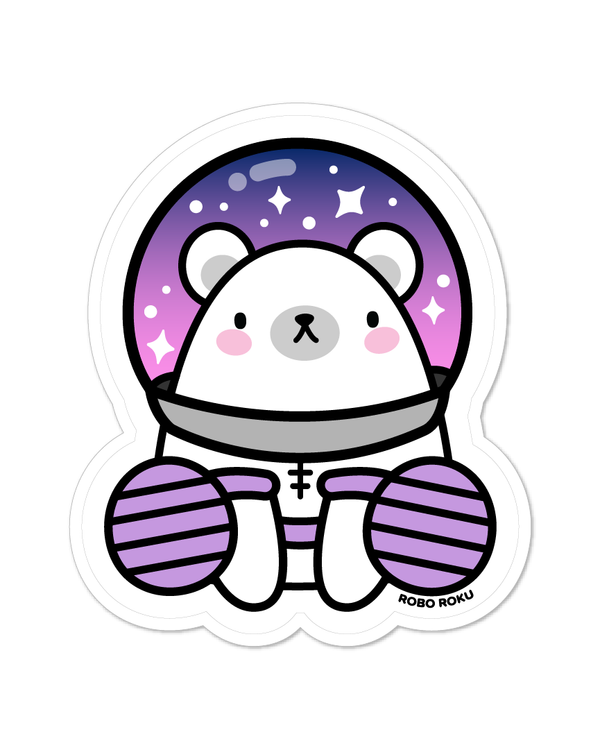 Retrograde Puddin’ Glossy Laminated Sticker