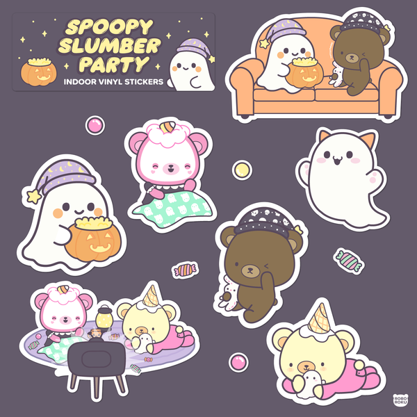 Spoopy Slumber Party - Indoor Sticker Pack