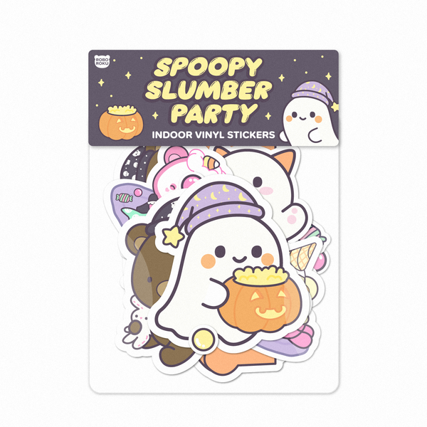 Spoopy Slumber Party - Indoor Sticker Pack