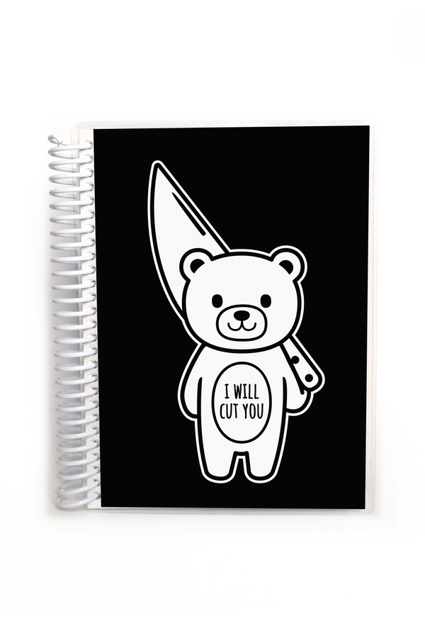 Bullet Journal - I Will Cut You Mood Bear