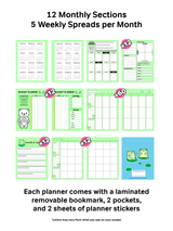 Moss & Lily Frogs CUTE AF™ Planner