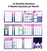 A5 Inserts - Bubble Tea Galaxy