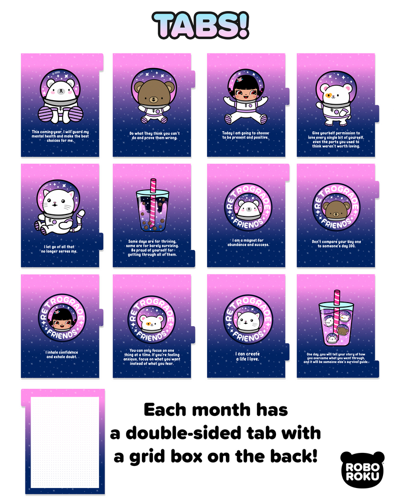 Bubble Tea Galaxy CUTE AF™ Planner