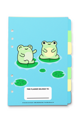 A5 Inserts - Moss & Lily Frogs
