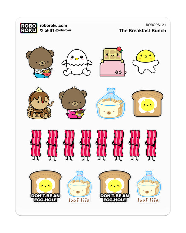The Breakfast Bunch - Planner Stickers