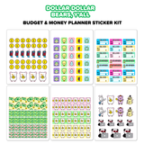 Dollar Dollar Bears, Y'all - Money & Budget Planner Sticker Kit