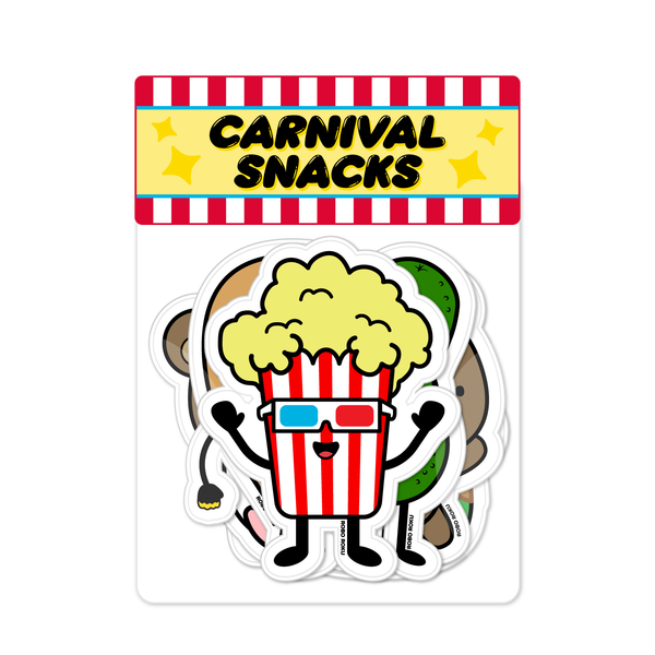 Carnival Snacks Sticker Pack