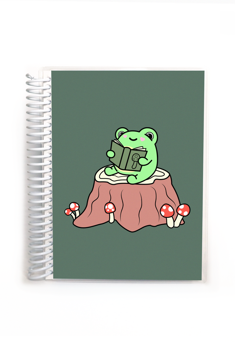 Bullet Journal - Cottagecore Cuties Lily Frog
