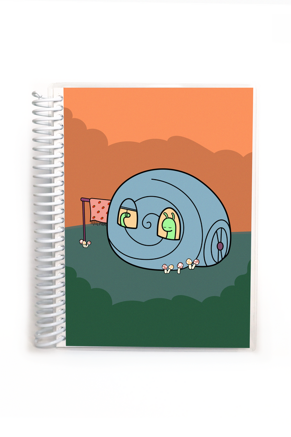 Bullet Journal - Cottagecore Cuties Cozy Snail