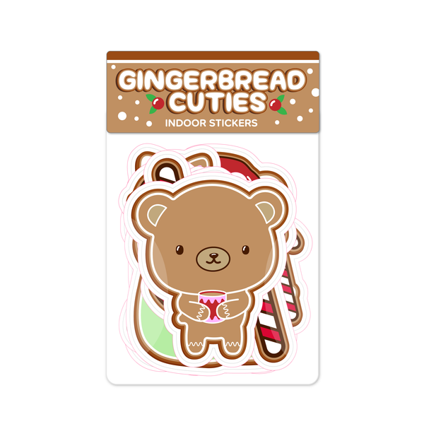 Gingerbread Cuties Sticker Pack