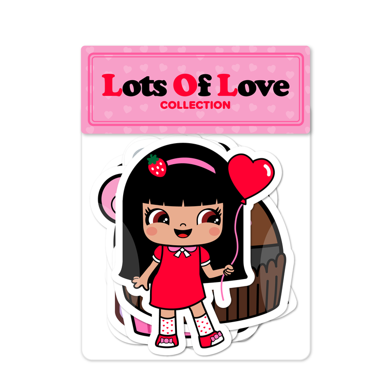 Lots of Love Sparkle Sticker Pack