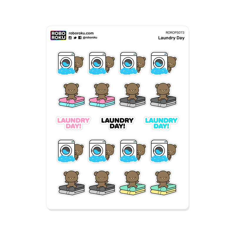 Laundry Day - Planner Stickers