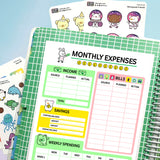 Jumbo Monthly Budget - Planner Sticker