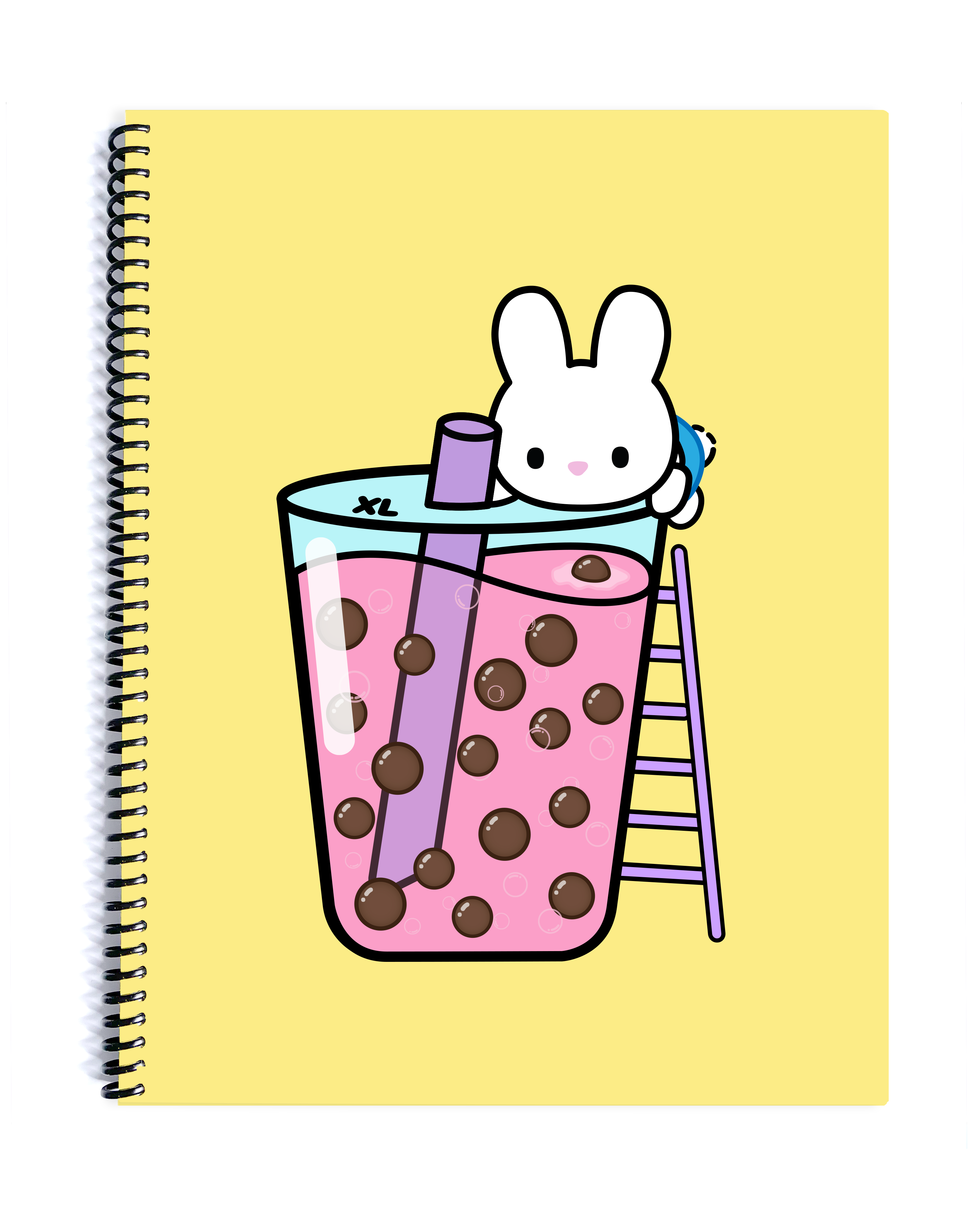 Boba Bunny Bubble Tea Notebook – Robo Roku