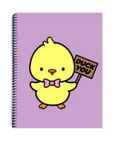 Duck You Buttercream Notebook