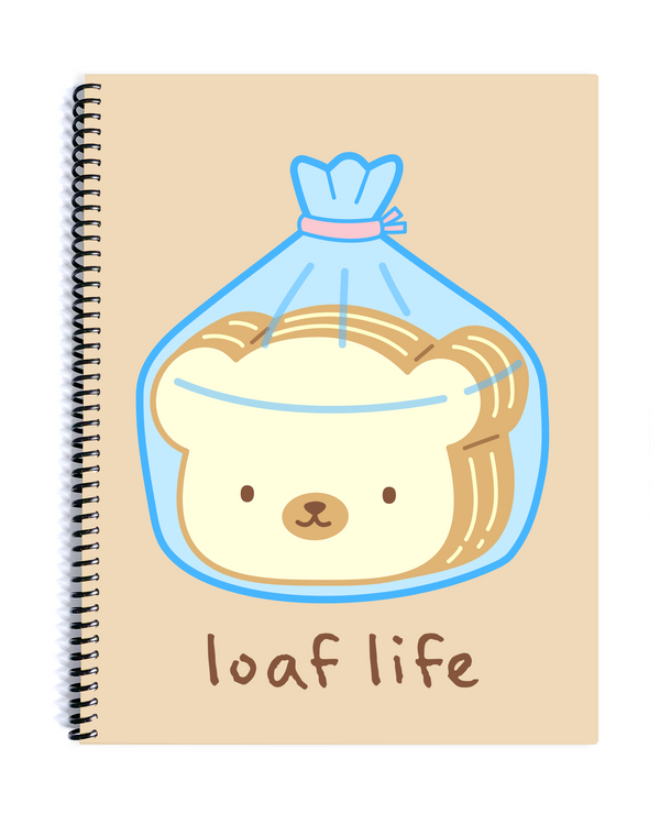 Loaf Life Spiral Notebook
