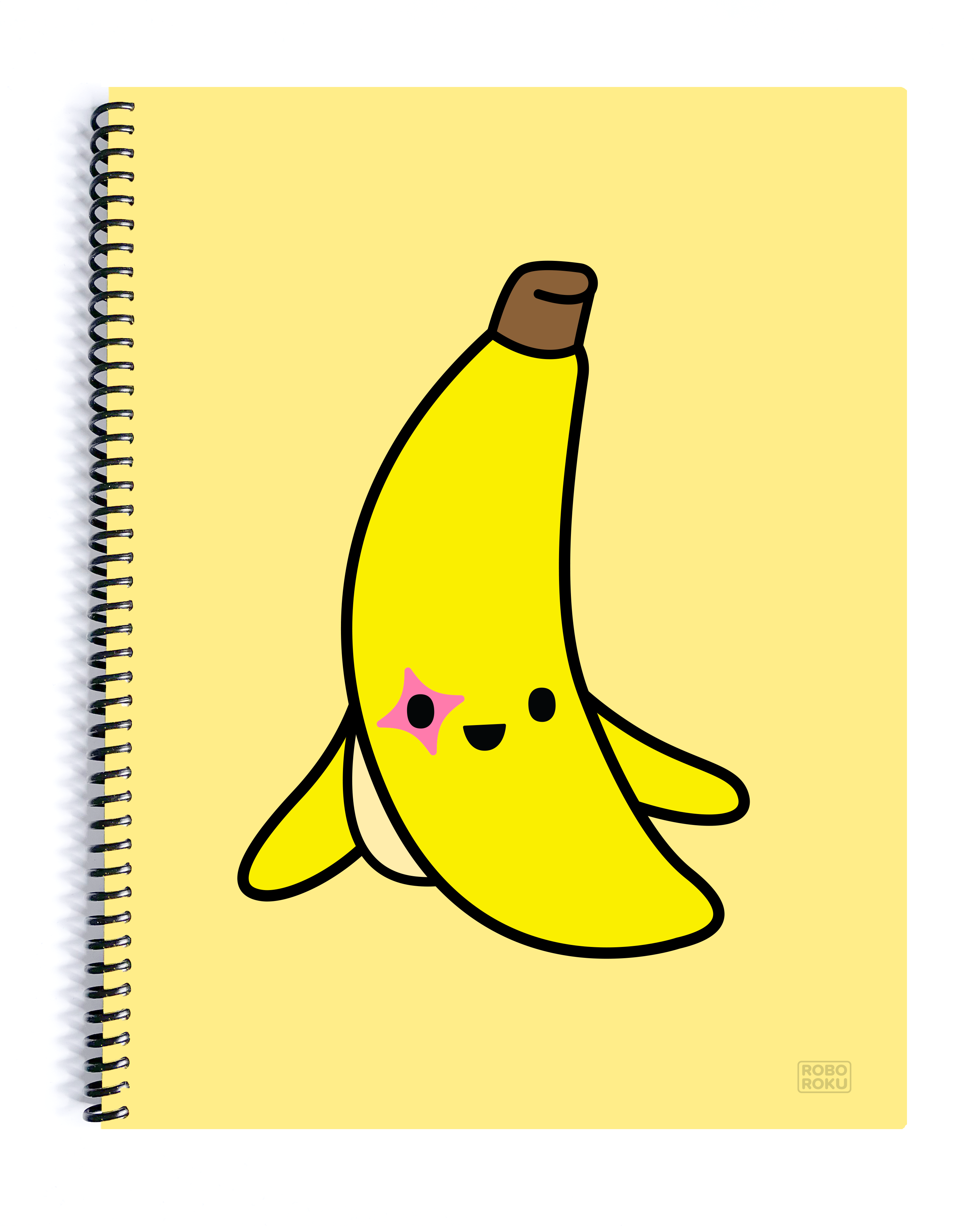 Banana King Spiral Notebook – Robo Roku