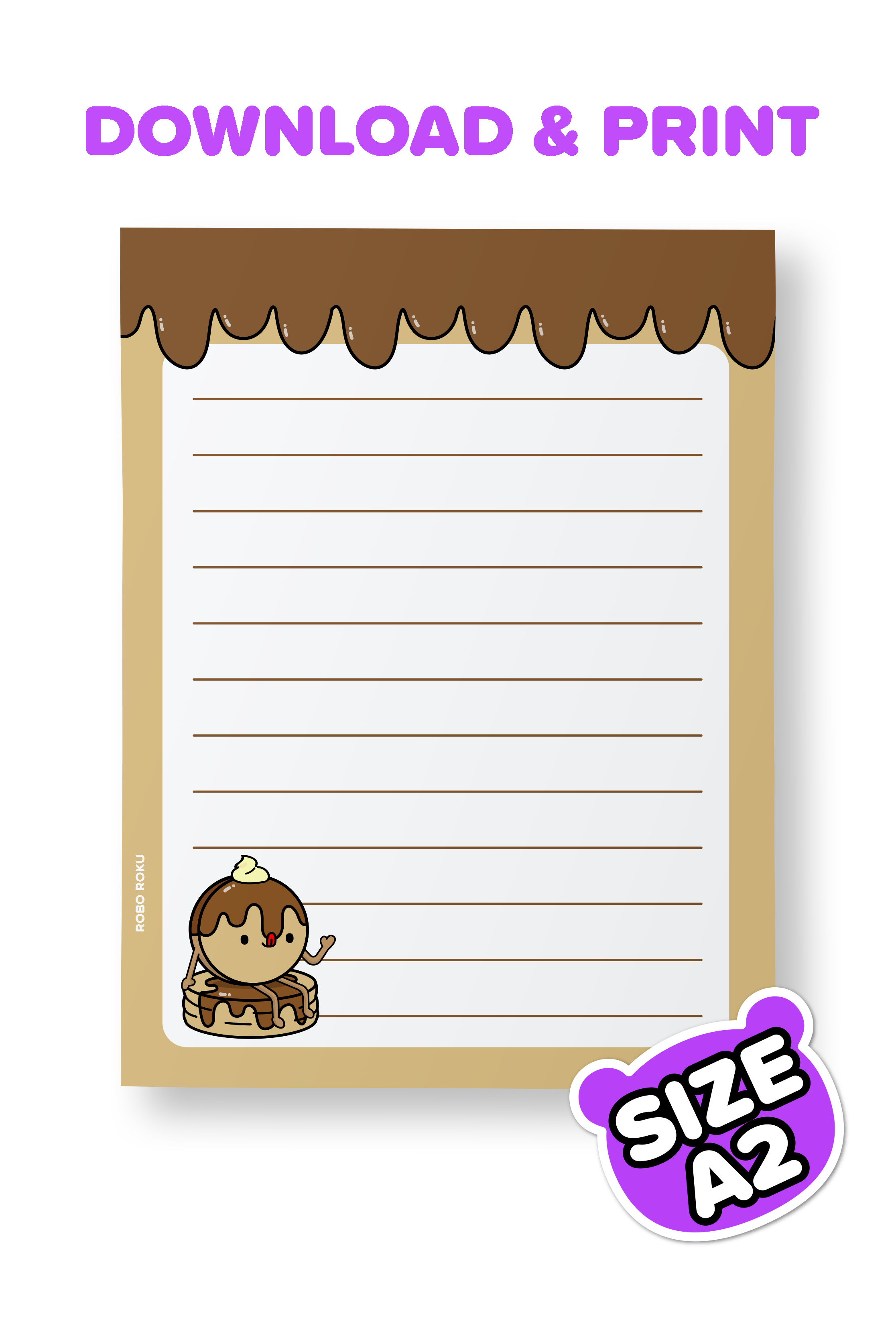 Printable Shortstack Pancakes Memo Sheet – Robo Roku