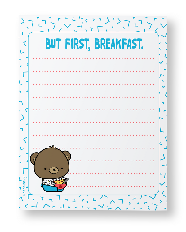 Breakfast with Puddin' - A2 Memo Pad
