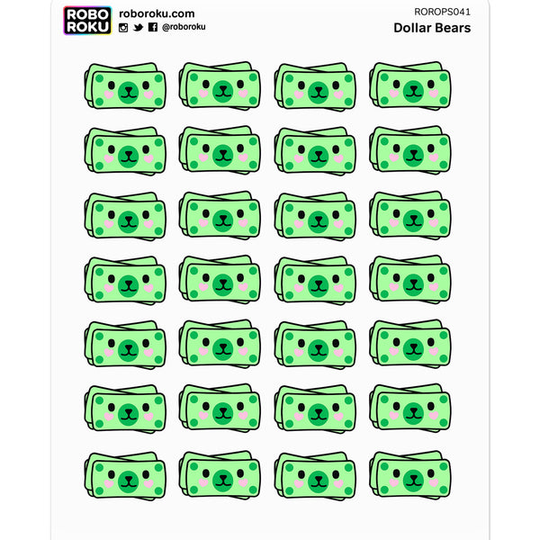 Spend Less Week Budget - Kawaii Planner Stickers – Robo Roku
