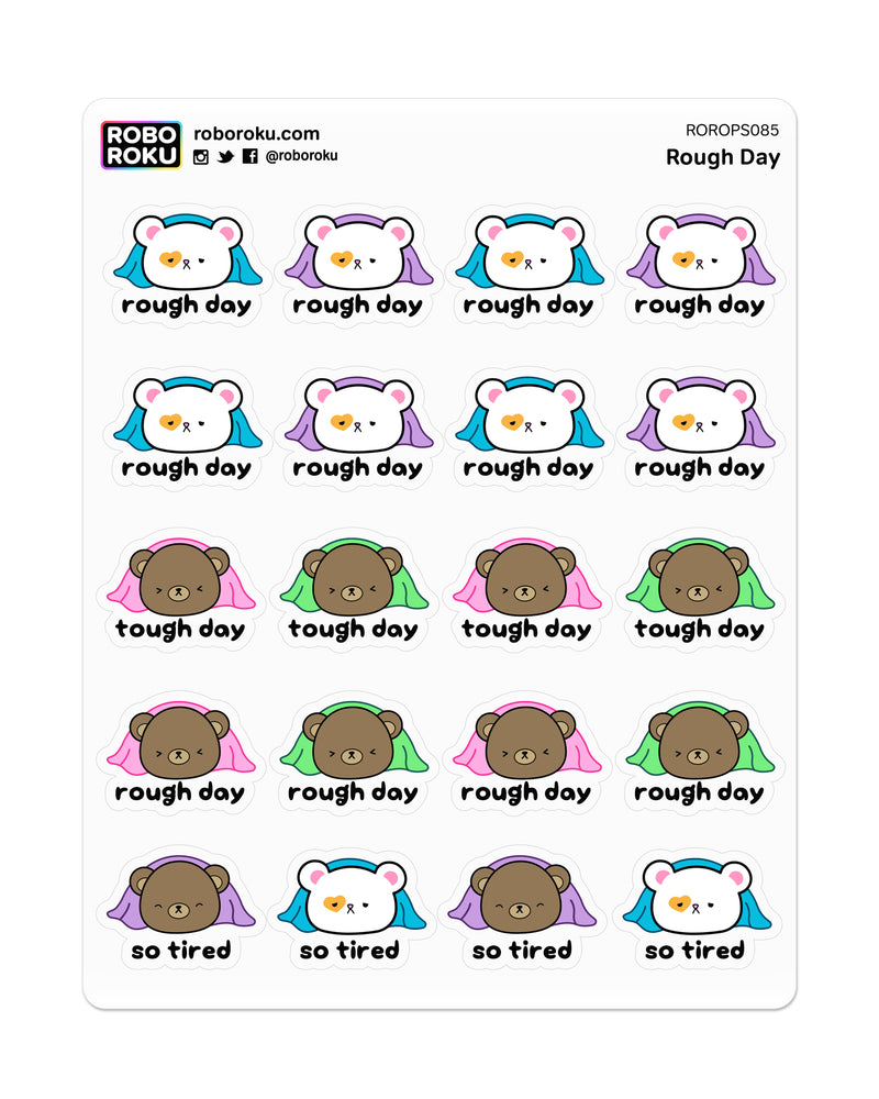 Rough Day - Planner Stickers