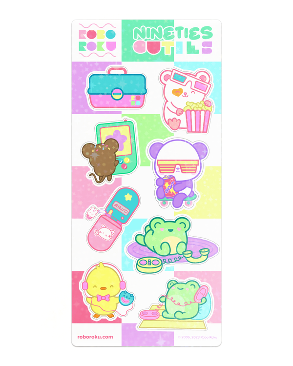 90's Cuties Holographic Sticker Sheet