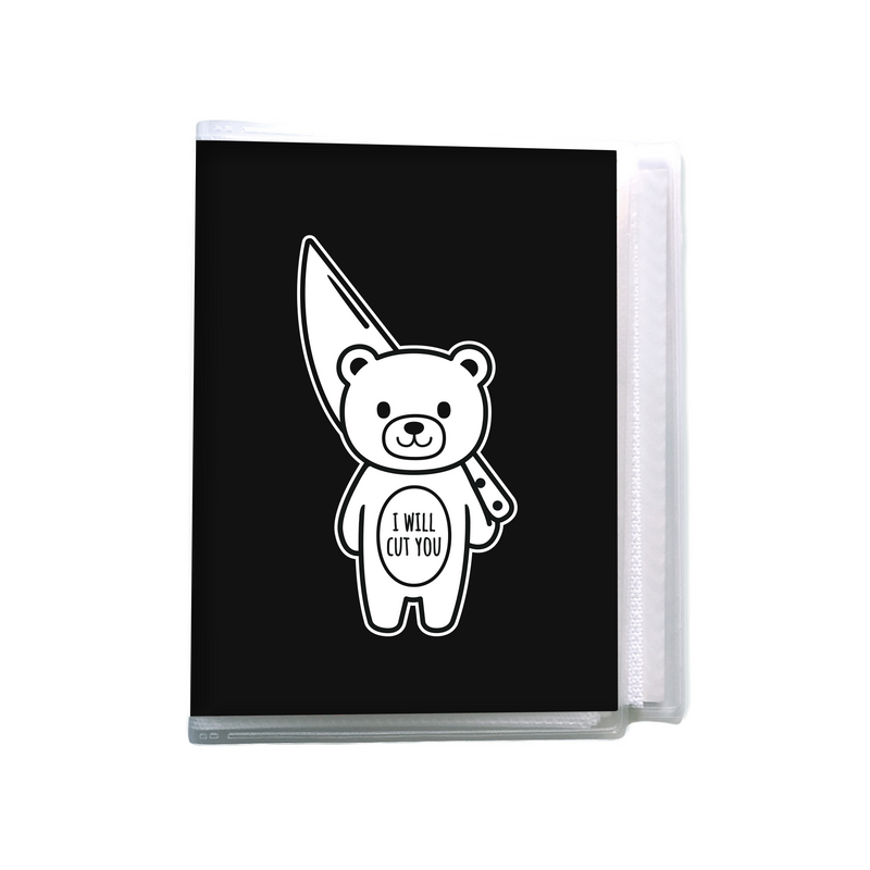 I Will Cut You Mood Bears Sticker Book