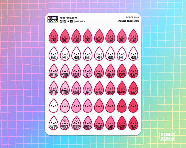 Period Trackers - Planner Stickers
