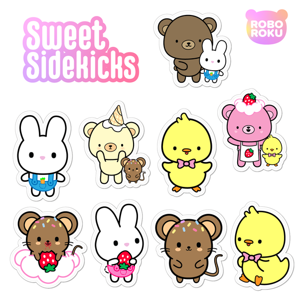 Sweet Sidekicks Sticker Pack